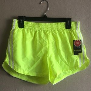 SOLD Danskin Now active wear neon shorts size S (4-6)